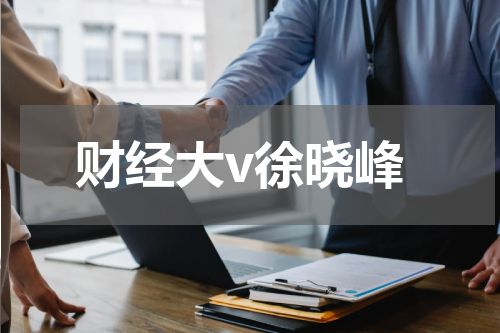 财经大v徐晓峰