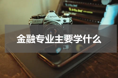 金融专业主要学什么