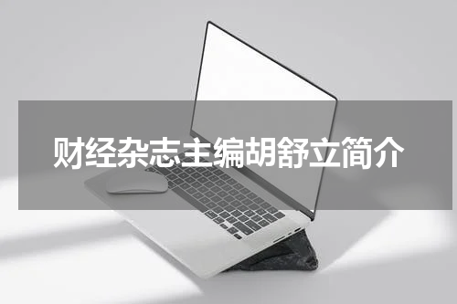 财经杂志主编胡舒立简介