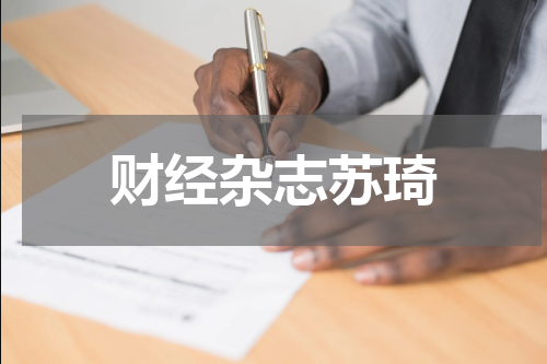 财经杂志苏琦