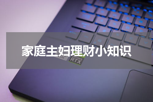 家庭主妇理财小知识