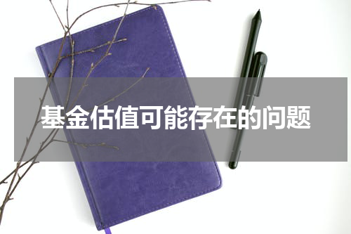 基金估值可能存在的问题