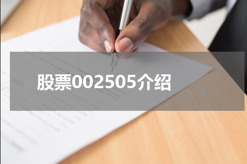 股票002505介绍