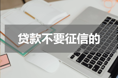 贷款不要征信的