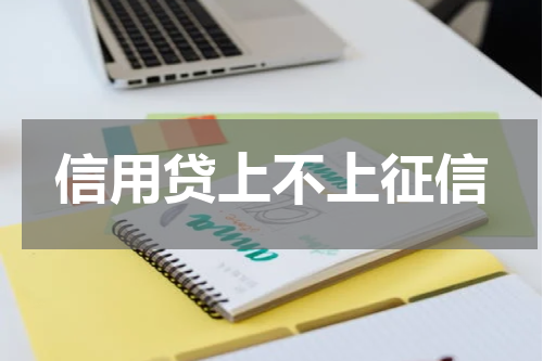信用贷上不上征信
