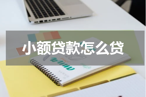 小额贷款怎么贷