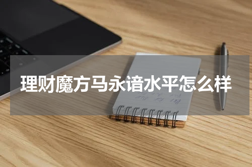理财魔方马永谙水平怎么样