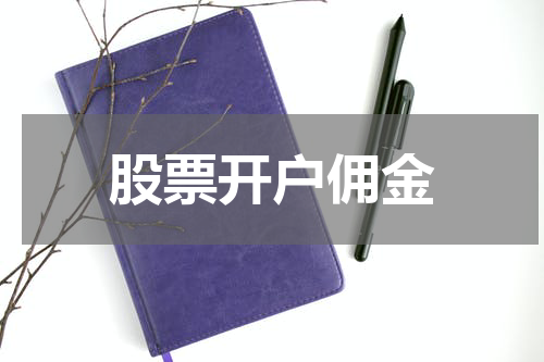 股票开户佣金