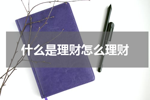什么是理财怎么理财
