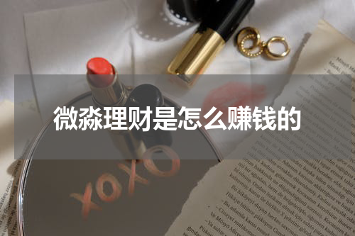 微淼理财是怎么赚钱的