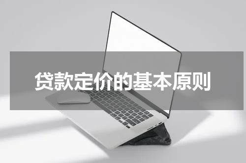 贷款定价的基本原则