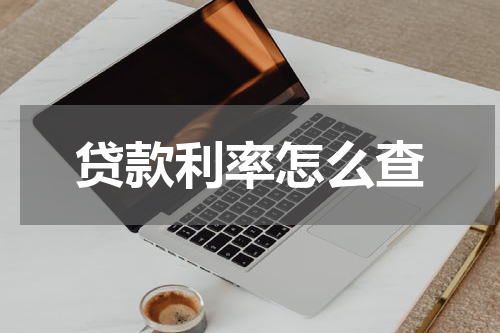 贷款利率怎么查
