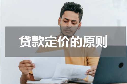 贷款定价的原则