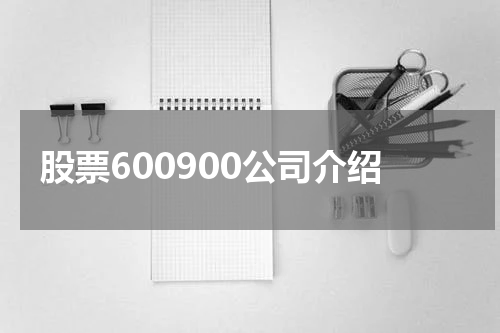 股票600900公司介绍