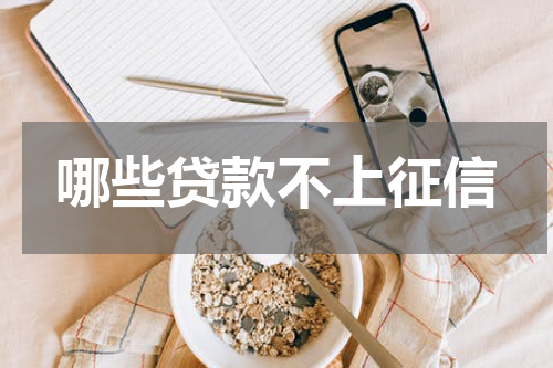 哪些贷款不上征信
