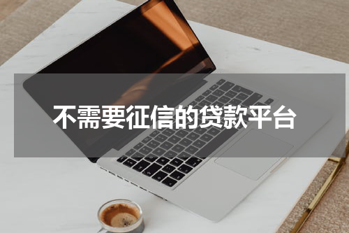 不需要征信的贷款平台