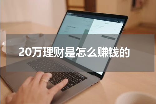 20万理财是怎么赚钱的