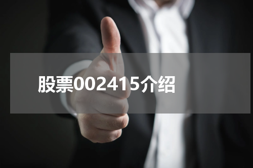 股票002415介绍