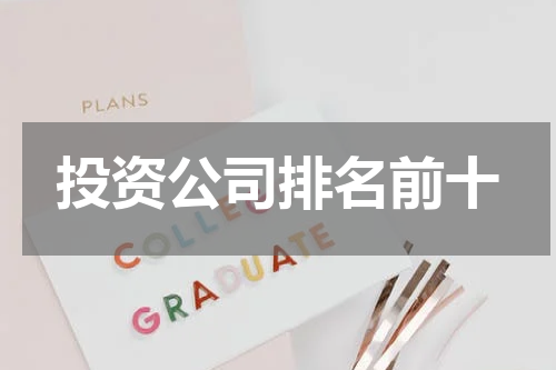 投资公司排名前十