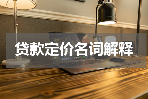贷款定价名词解释