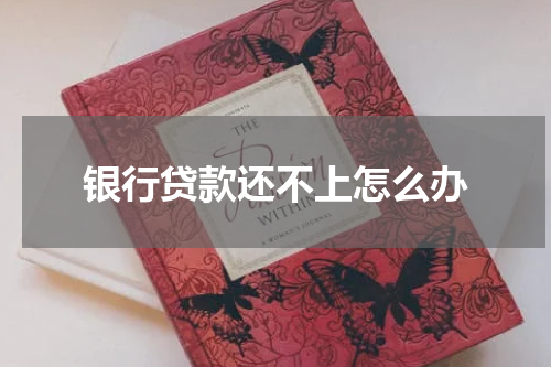 银行贷款还不上怎么办