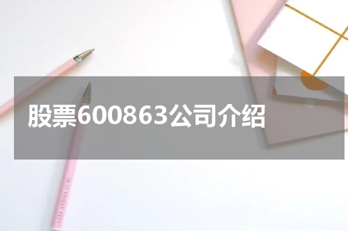 股票600863公司介绍