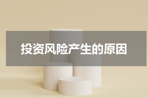 投资风险产生的原因
