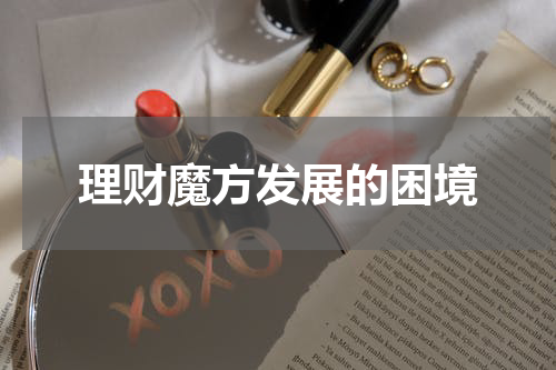 理财魔方发展的困境