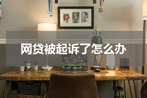 网贷被起诉了怎么办