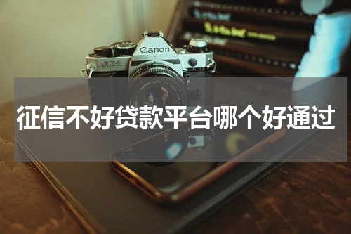 征信不好贷款平台哪个好通过