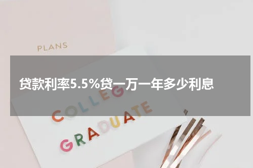 贷款利率5.5%贷一万一年多少利息