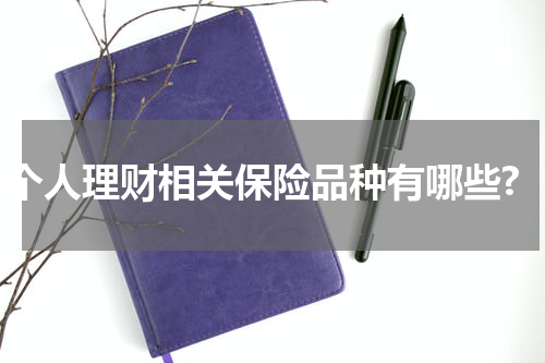 个人理财相关保险品种有哪些?