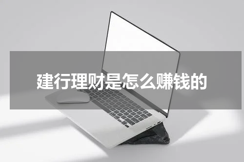 建行理财是怎么赚钱的