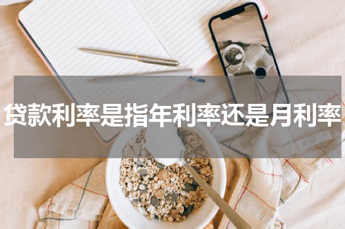贷款利率是指年利率还是月利率