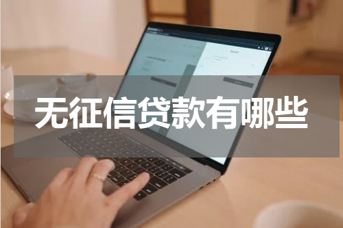 无征信贷款有哪些
