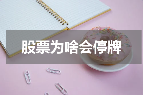 股票为啥会停牌
