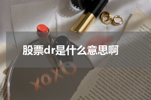 股票dr是什么意思啊