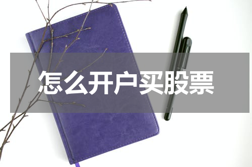 怎么开户买股票