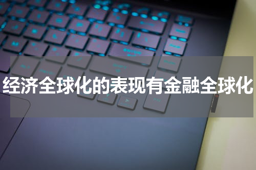 经济全球化的表现有金融全球化
