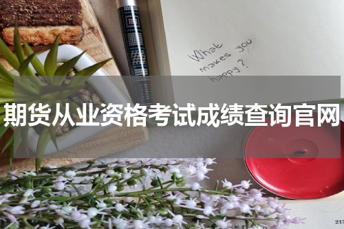 期货从业资格考试成绩查询官网