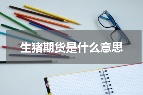 生猪期货是什么意思