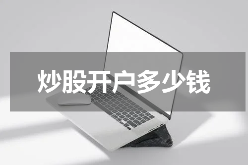 炒股开户多少钱