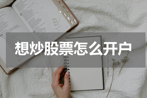 想炒股票怎么开户