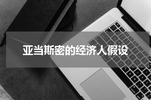 亚当斯密的经济人假设