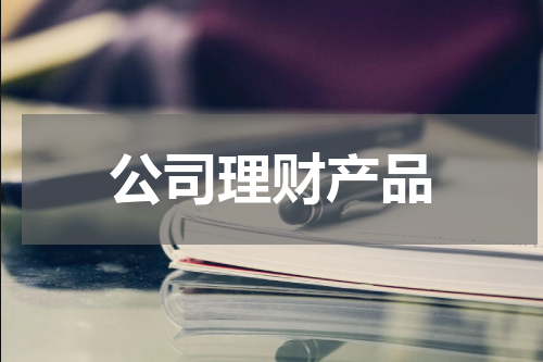 公司理财产品