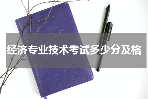 经济专业技术考试多少分及格