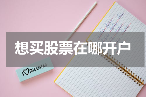 想买股票在哪开户