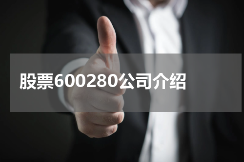 股票600280公司介绍