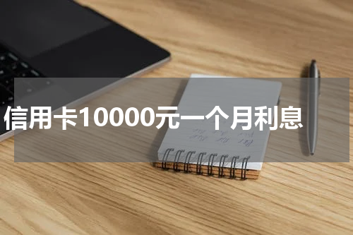 信用卡10000元一个月利息