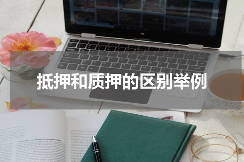抵押和质押的区别举例